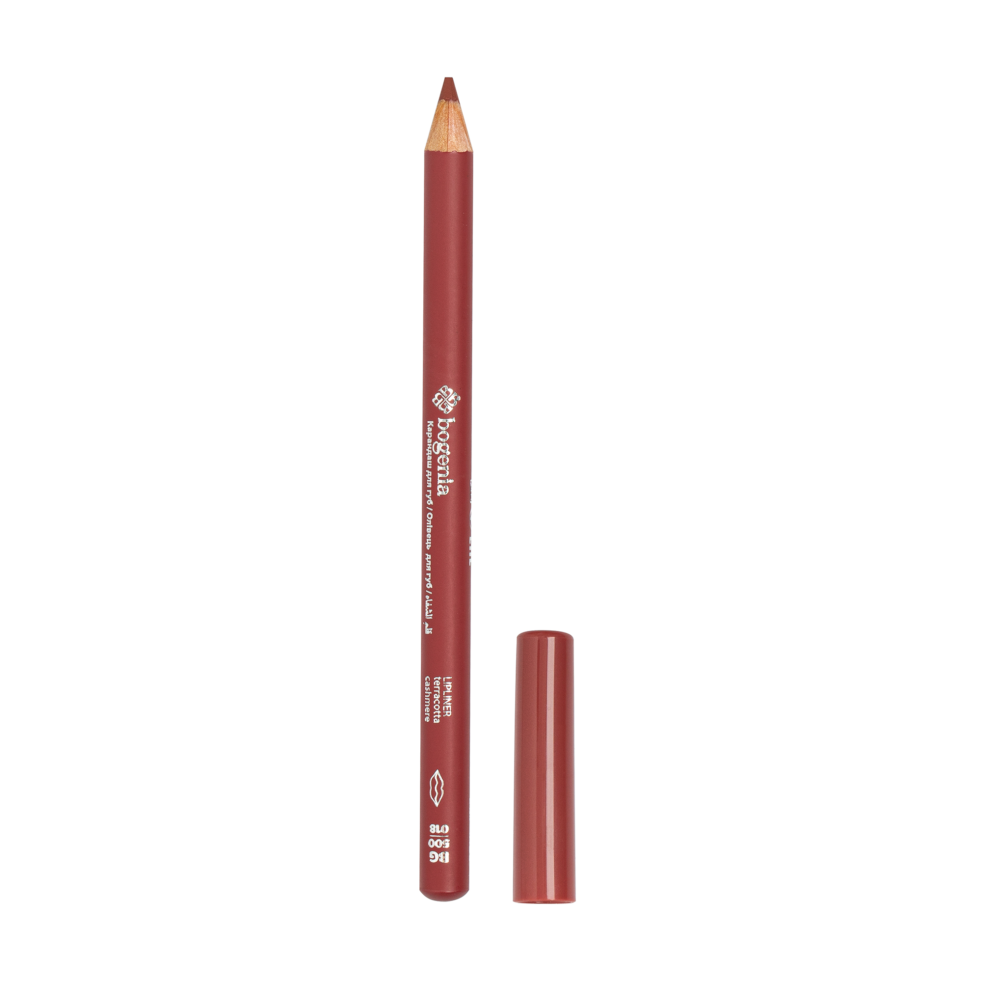Олівець для губ Bogenia Lip Liner BG500, 018 Terracotta Cashmere, 0.78 г